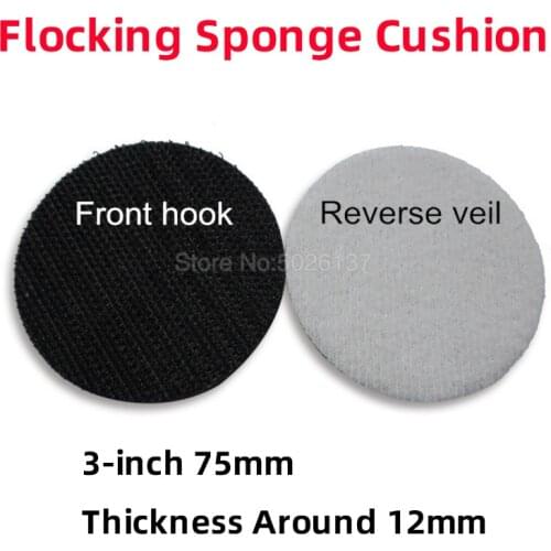 1Pcs 3 Inch 75MM Sponge Cushion Tray Pad Diameter Soft Buffer Interface Sanding Pads Buffing Automobiles Motorcycles Abrasive