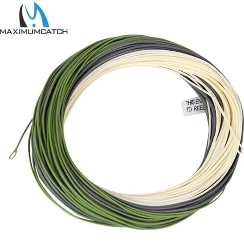 Maximumcatch 90ft 3/4/5/6wt Real Troutlite Double Taper Floating Fly Fishing Line with 2 Welded Loops Fly Line