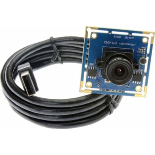 1280X720 MJPEG 30fps monochrome usb camera Ominivision OV9712 720P OEM usb camera module with 3.6mm HD lens