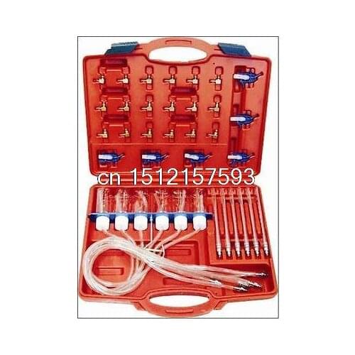 Diesel Injector Flow Test Tool Kit Common Rail Adaptor Fuel Tester Set N008293
