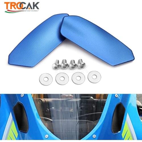 NEW For SUZUKI GSX-R1000 GSX-R1000R gsxr1000 2017-2020 Motorcycle Windshield Mirror Hole Driven Mirror Eliminators Cover