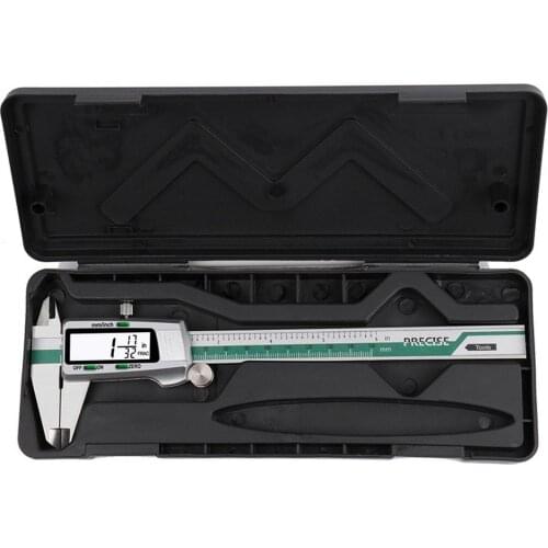 Professional 150mm 7.7" LCD Display Digital Vernier Caliper Gauge Precision Tools Stainless Steel
