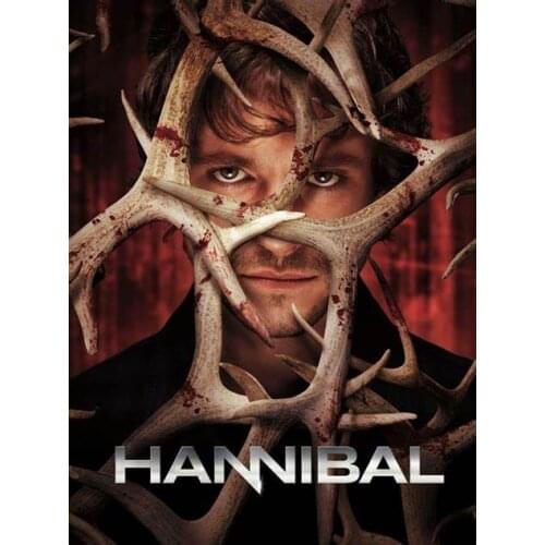 More style Hannibal Movie Art Film Print Silk Poster Home Wall Decor 24x36inch