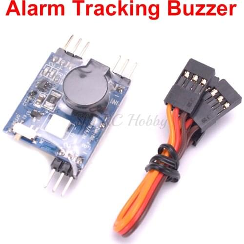 Alarm Tracking Buzzer Wireless Signal Loss with LED Light for RC Helicopter Quadcopter Battery GPS DIY Parts FPV Racing Drone