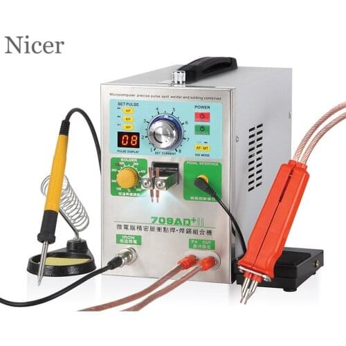 709AD+ Battery Spot Welder Machine 3.2KW High Power High Pulse for 18650 Lithium Battery Spot Welding Tool with 70B Welding Pen