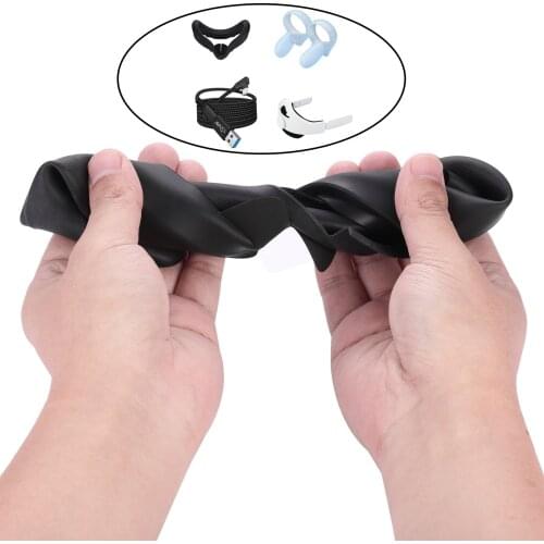 Comfortable Adjustable VR Headset Virtual Reality Glasses Headband Protective Eyes Cover for Quest 2 Accessories