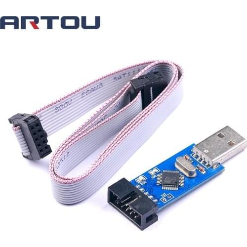 USBASP USBISP AVR Programmer USB ATMEGA8 ATMEGA128 Support Win7 64K