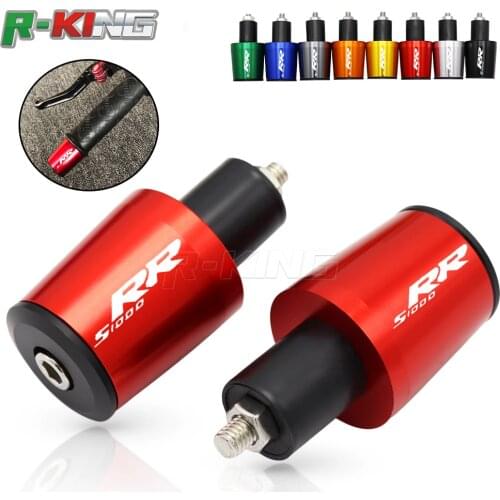 CNC 22MM Handlebar Grips Handle Bar Cap End Plugs For BMW S1000RR S1000 RR S 1000RR