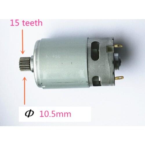 15 Teeth Motor Replace Parts Parts Set 10.8V 12V For BOSCH TSR1080-2-LI GSR1200-2-LI GSR1080-2-LI Cordless Drill Driver