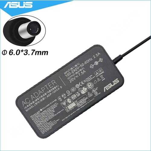 20V 7.5A 150W 6.0X3.7mm Laptop AC Adapter Power Charger For Asus Rog G531GT G731GT FX505GT FX705GT FX505DD FX505DT FX505DU