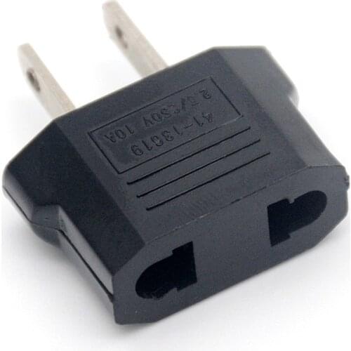 1/2/5Pcs Universal AC 250V 10A US USA To EURO EU Travel Power Plug Adapter Adaptor Converter Travel Conversion Plug