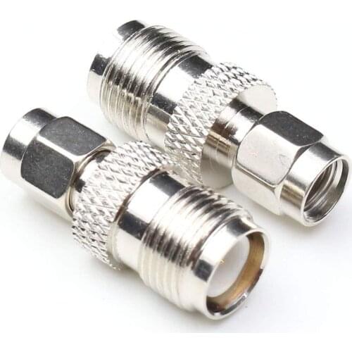 10PCS RP-TNC Female (Male Pin) to RP-SMA Male (Female Pin) RF Coaxial Adapter Connector