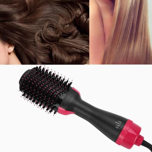 4 IN 1 One Step Hair Hot Air Brush Hair Straightener Comb Curling Brush hair Styling Tools