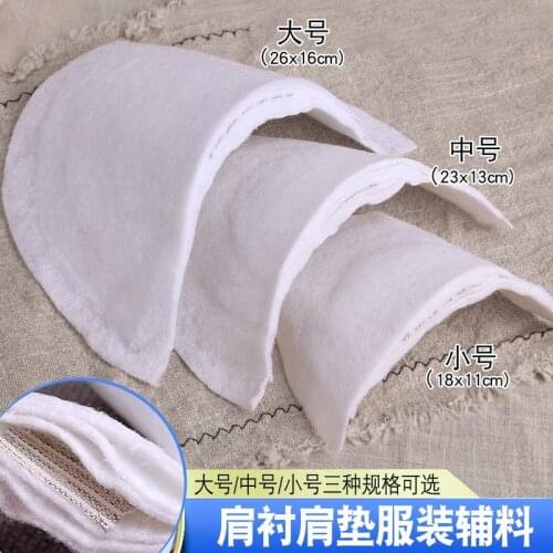 50pairs/lot Shoulder Pads Patches Clothing Accessories Sponge Coats Jacket Arts Crafts DIY Apparel Sewing Fabric