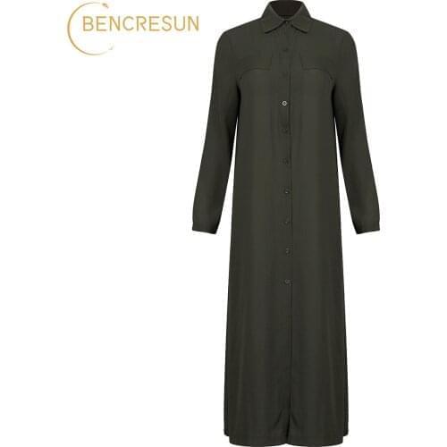 Модные платья-рубашки Bencresun China At AliExpress