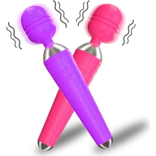 Wireless Dildos AV Vibrator Magic Wand for Women Clitoris Stimulator USB Rechargeable Massager Sex Toys for Muscle Adults