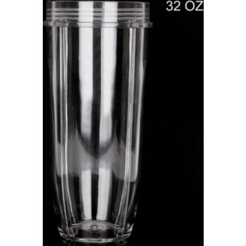 18oz/24oz/32oz Large Juicer Mixer Cups Household Plastic Blending Mug Replacement For Nutribullet 600W/900w Blender