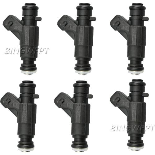 6pc/lot fuel injectors nozzle 1120780049 0280155742 For Mercedes Benz ML 320 2.8L 3.2L V6