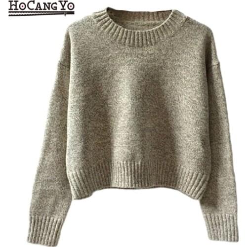 Женские вязаные пуловеры HOCANGYO China At AliExpress