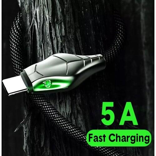 5A USB Cable USB Type C Super Fast Charging Wire For Huawei P40 Honor Micro USB Quick Charge Data Cord For iPhone 12 Xiaomi 11