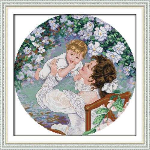 Mothers Love Needlework, Baby Cross stitch,Sets For Embroidery kits, Printed Patterns Counted Cross-Stitching,DIY Handmade