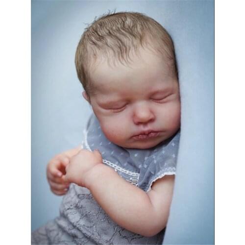 20Inch Reborn Doll Kit Loulou Limited Edition likfelike soft touch frech color kit