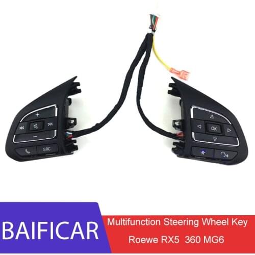 Brand New Multifunction Steering Wheel Key Module Audio Control Bluetooth Phone With Wire Harness 10157519 For Roewe RX5 360 MG6