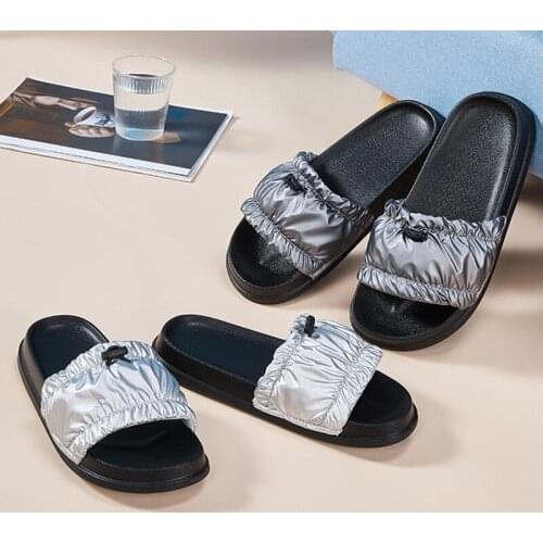 POSEE EVA Women Shoes Cool Anti-odor Quiet Indoor Couple Soft Sole Anti-slip Sandals Outdoor Slides Househeld Slippers PS5703