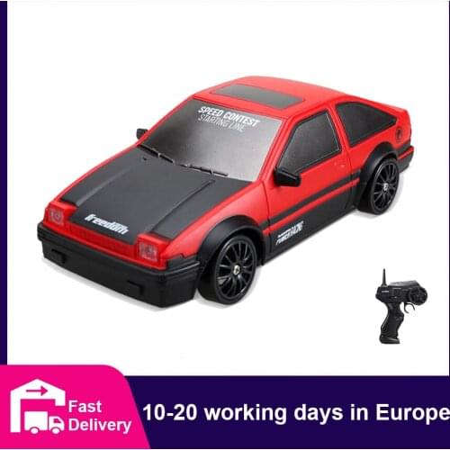 CONUSEA RC Cars 4WD 1:24 Scale AE86 Remote Control Car 2.4GHz High Speed Race Car Off Road RC Drift Car Vehicle Toys for Kids