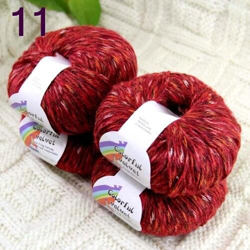Sale 4SkeinsX50gr Luxury Soft MOHAIR Colorful Shawls Hand Knit Crochet Yarn Colorful Lipsticd 824-11-4