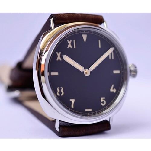 Retro Pilot Watch Mens Mechanical Wristwatches men Vintage Air Force 44mm Luminous 100M Waterproof Sports Watches Clocks 2021