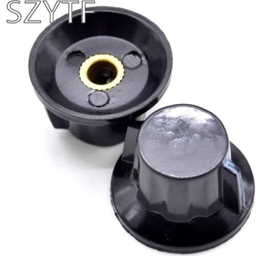Potentiometer knob Bakelite knob K18-2 hole 6MM hat