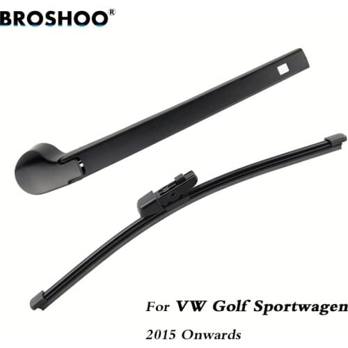 BROSHOO Car Rear Wiper Blades Back Windscreen Wiper Arm For Volkswagen Golf Sportwagen (2015-) 280mm,Windshield Auto Styling