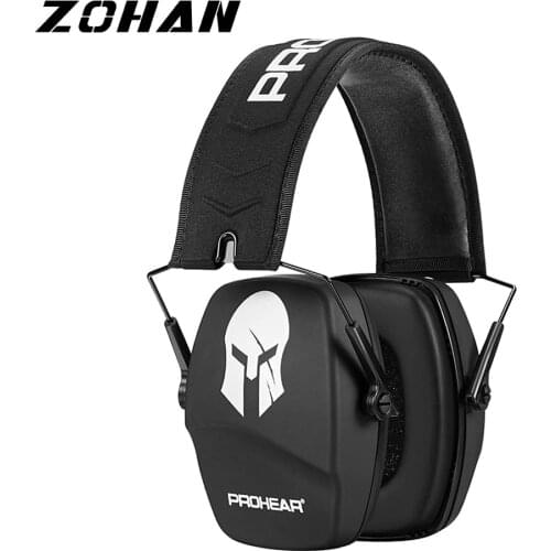 ZOHAN Ear Protection Noise Reduction NRR26db Shooting hearing Earmuffs Skull Cartoon ear muffs noise cancelling for headphones