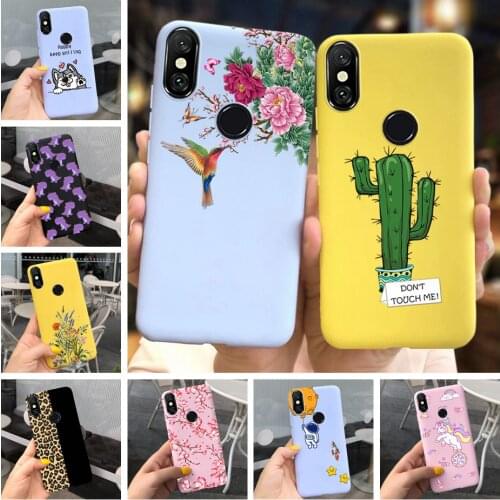For Xiaomi Mi8 Lite Case Silicone Fashion Pattern Soft Phone Back Cover For Xiomi Mi 8 Mi8 Lite Mi8lite Bumper Shockproof Fundas