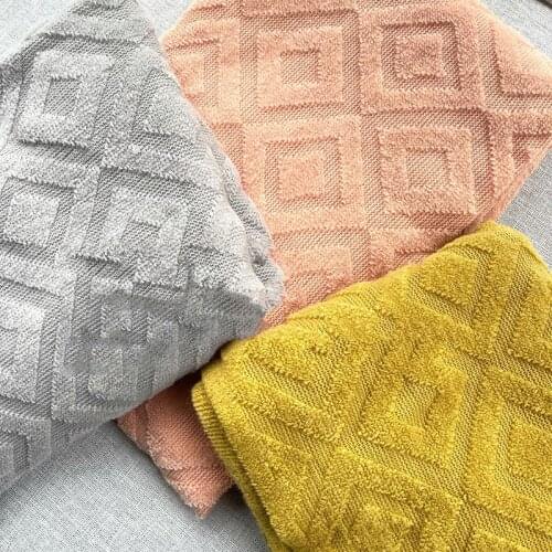 Three-Color Nordic Back-shaped Thickened Nap Knitted Quilt Jacquard Blanket Warm Blanket Air Conditioning Blanket