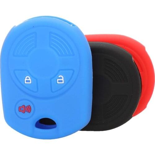 Kutery Smart Remote Coloful Silicone Rubber Car Key Case For Ford Escape Transit Connect SAAB TID AERO Protection Replacement