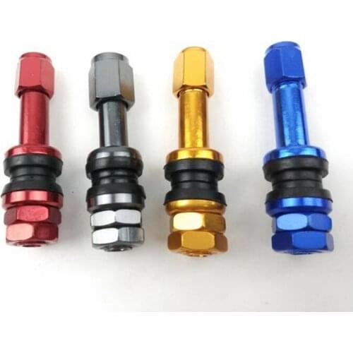 4pcs/lot Aluminum Alloy Vacuum Car Tubeless Wheel Tire Tyre Valve Stems Cap Car Modification Parts for TR48E