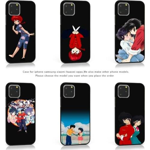 Ranma Japan Amine Phone Case for iPhone Samsung Xiaomi note A 6 7 8 9 11 12 20 Pro X XS Max XR Plus cover shell funda