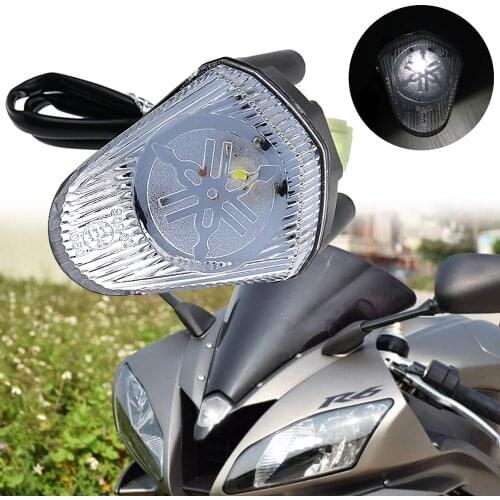 For YAMAHA YZF R6 2006-2007 Motorcycle Accessories Front Center Marker LED Pilot Light Headlight Headlamp Fog Lamp Head Light