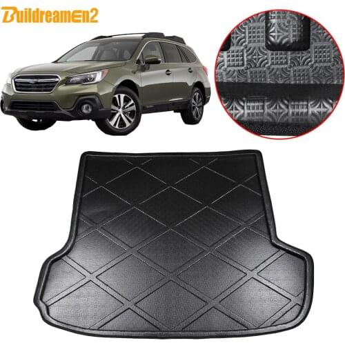 Buildreamen2 For Subaru Outback 2014 2015 Car Accessories Trunk Mat Tail Cargo Boot Tray Liner Floor Carpet Mud Protector Pad
