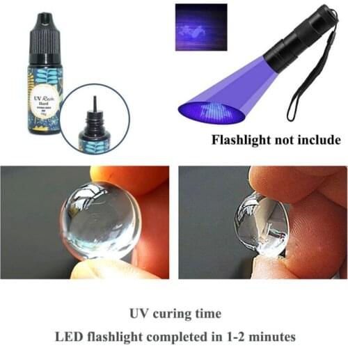 Fishing quick drying glue fly tying lure UV clear Finish glue combo thin thick instant cure super clear UV glue fishing chemical