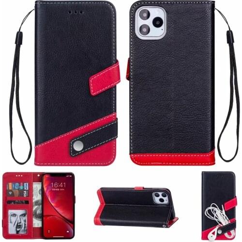 Lychee Pattern PU leather Wallet Phone Case For iPhone 12 11 Pro Max 12Mini X XS Max XR 8 7 6 6s 5 5se SE 2020 Case