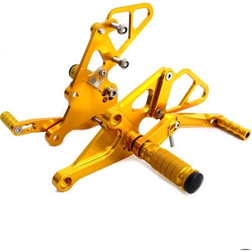 CNC Adjustable Rearset Foot Pegs Rest Footrest Rear Sets For Yamaha MT-07 FZ-07 MT07 FZ07 2013 2014 2015 2016 2017 2018