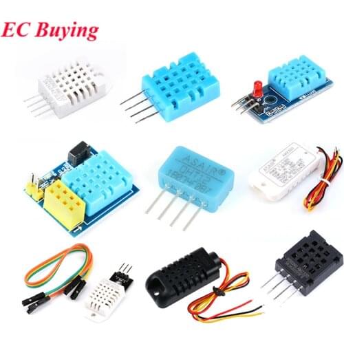 Digital Temperature and Humidity Sensor Module DHT11 DHT12 DHT22 AM2302B AM2301 AM2320 AM2302 HDS10 HR202 Sensors For Arduino