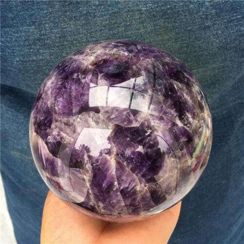 3.89LB Natural Dream Purple Crystal Quartz Crystal Ball Therapy