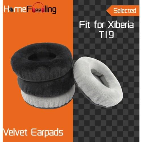 Homefeeling Earpads for Xiberia T19 Headphones Earpad Cushions Covers Velvet Ear Pad Replacement