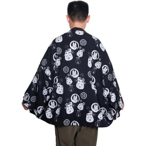 Kimono Man Japanese Cardigan Men Haori Male Yukata MenS Kimono Japan Samurai Harajuku Japanese Streetwear Clothing 2021