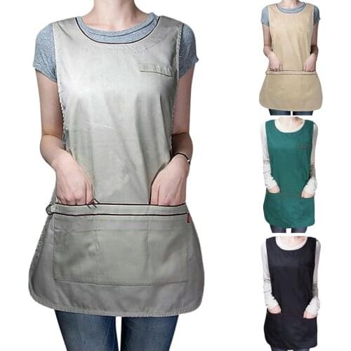 Kitchen Aprons for Woman Unisex Cotton Working Apron for Men Butcher Bookstore Apron Cooking Baking Coffee Chef Wookwear