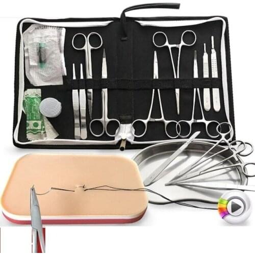 Medical Science Aids training Surgical instrument tool kit/surgical suture package kits set for student